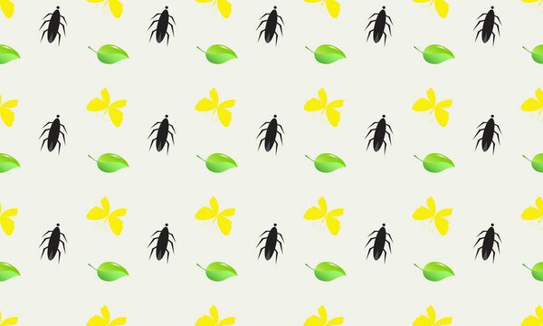 Цветной фон с различными аксессуарами