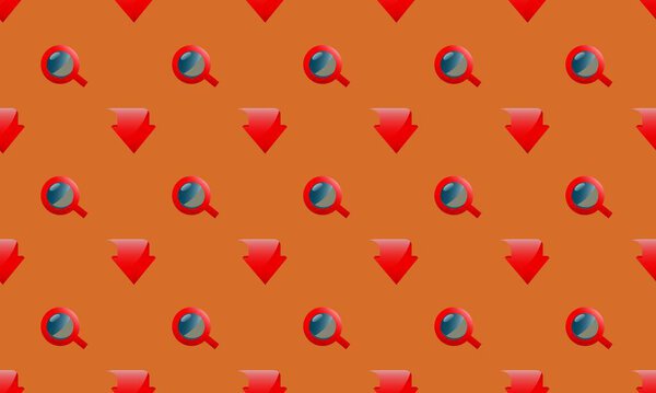 Цветной фон с различными аксессуарами