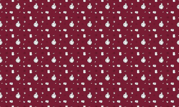 Colored background with different accessories