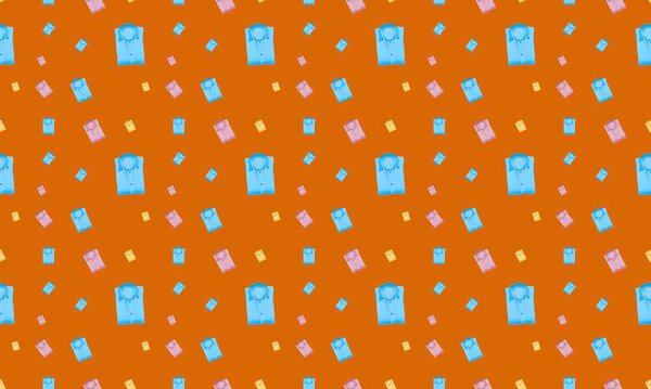 Colored background with different accessories