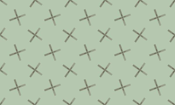 Colored background with different accessories