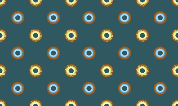 Colored background with different accessories