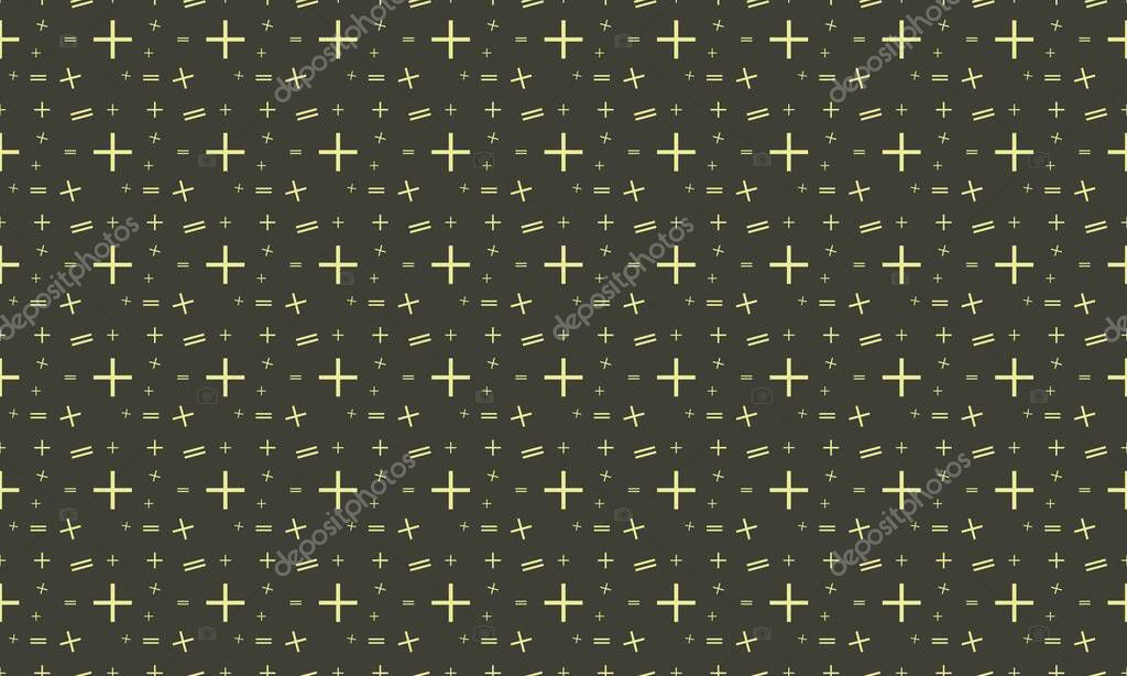 Colored background with different accessories