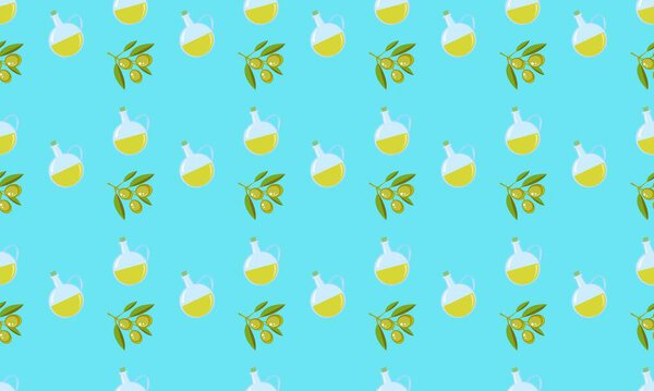 Цветной фон с различными аксессуарами