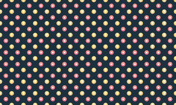 Colored background with different accessories