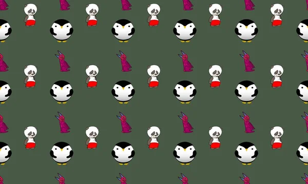 Warna Latar Belakang Dengan Aksesoris Yang Berbeda Grafik Vektor