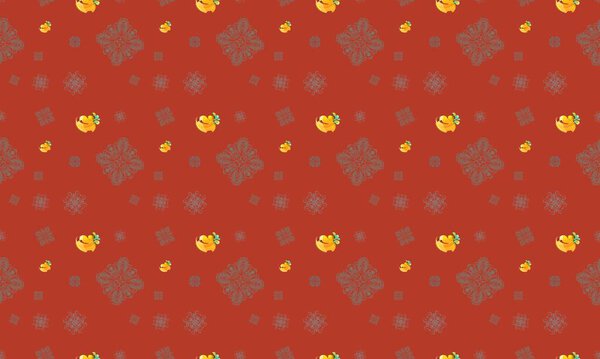 Цветной фон с различными аксессуарами