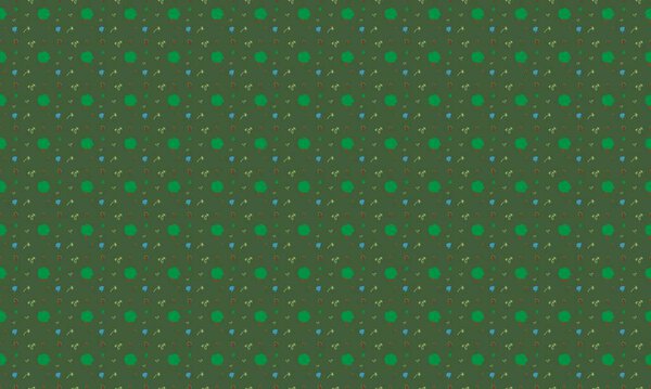 Цветной фон с различными аксессуарами