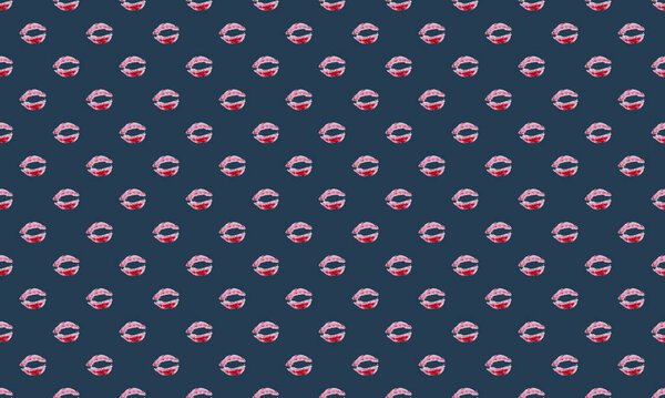 Colored background with different accessories