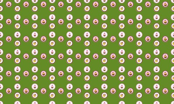 Colored background with different accessories