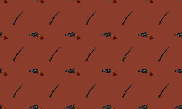 Цветной фон с различными аксессуарами