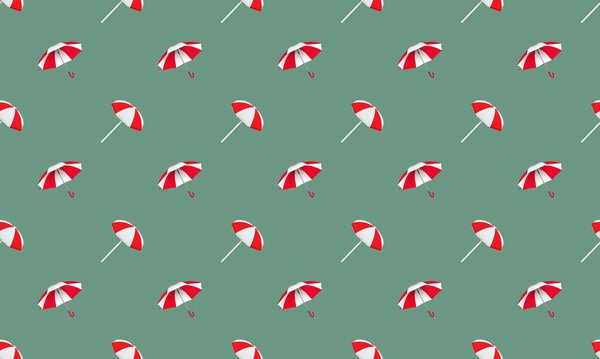 Colored background with different accessories