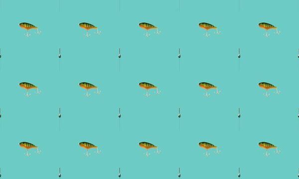 Цветной фон с различными аксессуарами