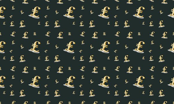 Цветной фон с различными аксессуарами