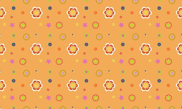 Цветной фон с различными аксессуарами