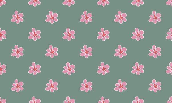 Colored background with different accessories