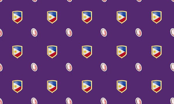 Цветной фон с различными аксессуарами