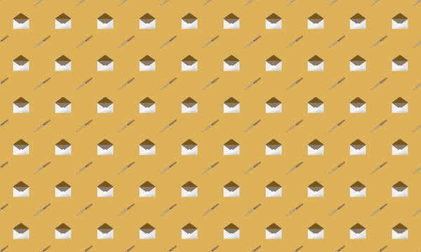 Colored background with different accessories