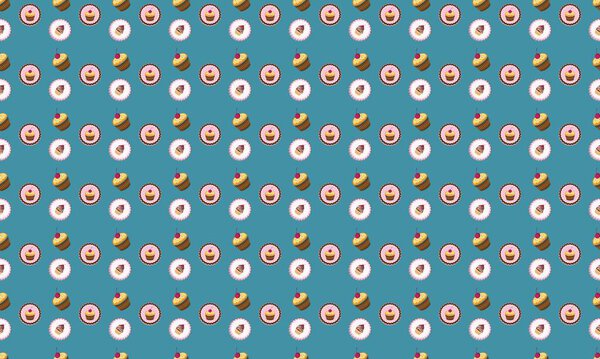 Colored background with different accessories