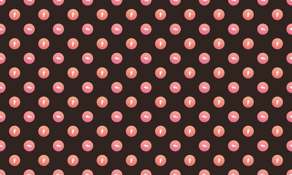 Цветной фон с различными аксессуарами