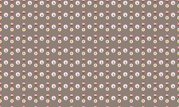 Colored background with different accessories