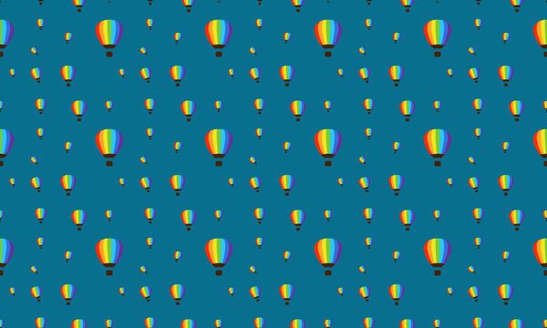 Цветной фон с различными аксессуарами