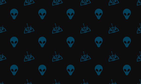 Цветной фон с различными аксессуарами