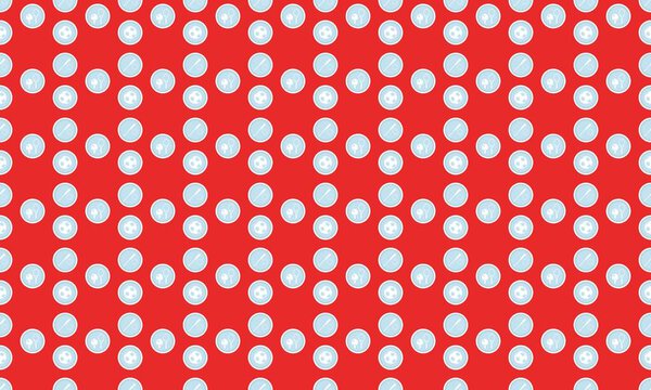 Цветной фон с различными аксессуарами