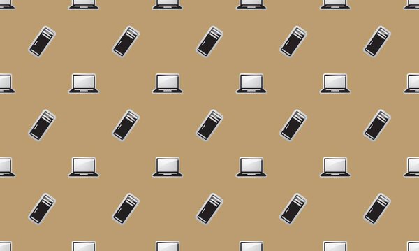 Colored background with different accessories