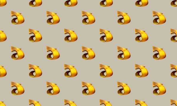 Colored background with different accessories