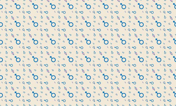 Цветной фон с различными аксессуарами