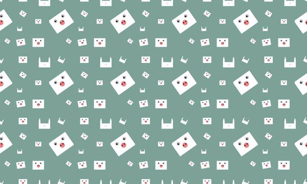 Цветной фон с различными аксессуарами