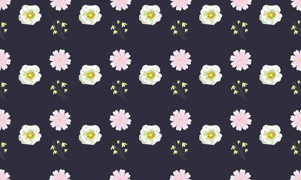 Colored background with different accessories