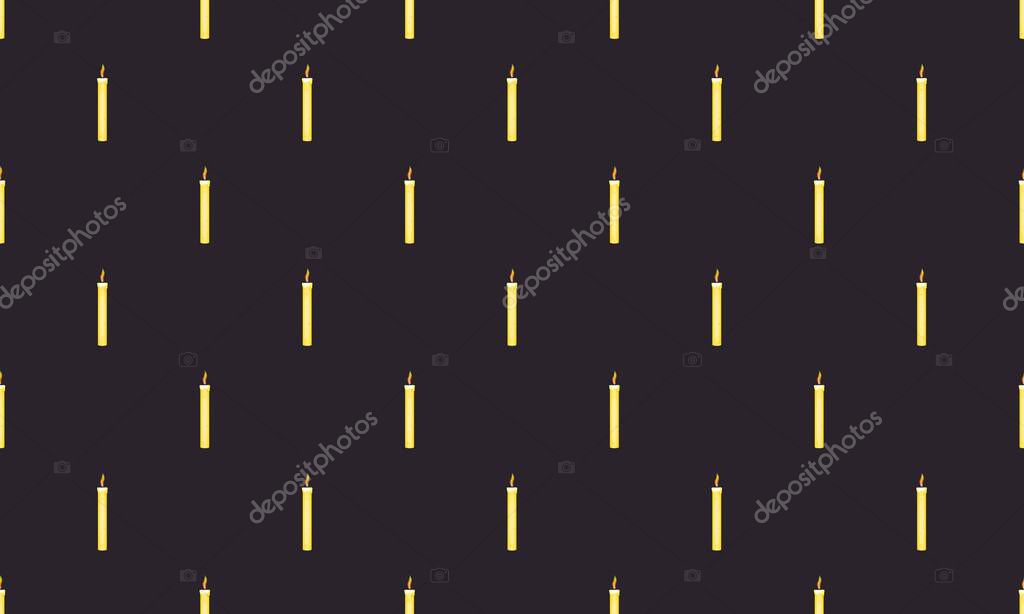 Colored background with different accessories