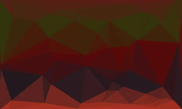 Minimal polygonal in dark red colors background — Stock Photo
