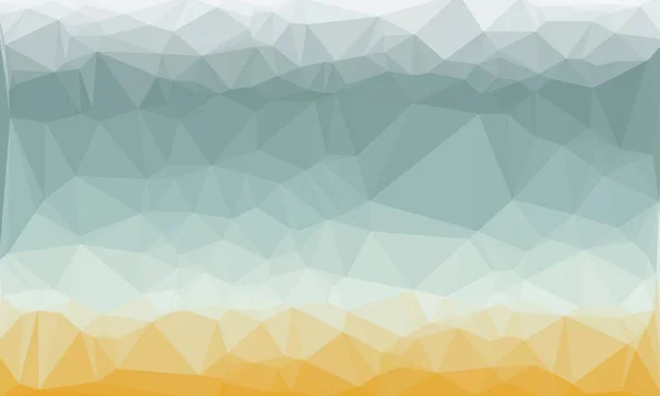 Fondo prismático creativo con patrón poligonal gris y amarillo - foto de stock