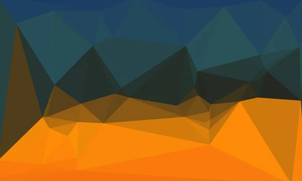 Барвистий геометричний фон з помаранчевим і синім мозаїчним дизайном — стокове фото