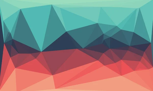 Fond polygonal minimal avec éléments multicolores — Photo de stock
