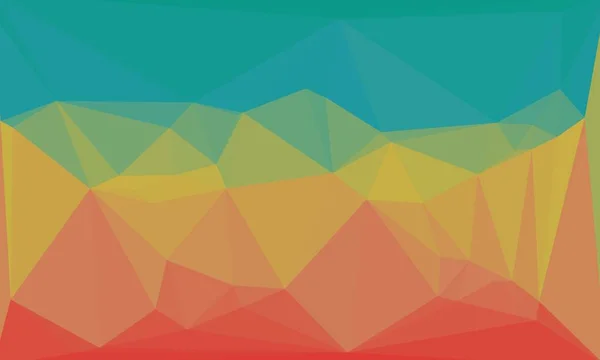 Creative prismatic backdrop with colorful polygonal pattern — Stock Photo