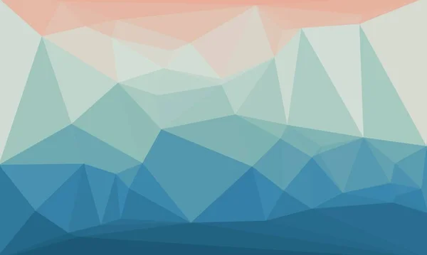 Kreativer prismatischer Hintergrund mit polygonalem Muster — Stockfoto