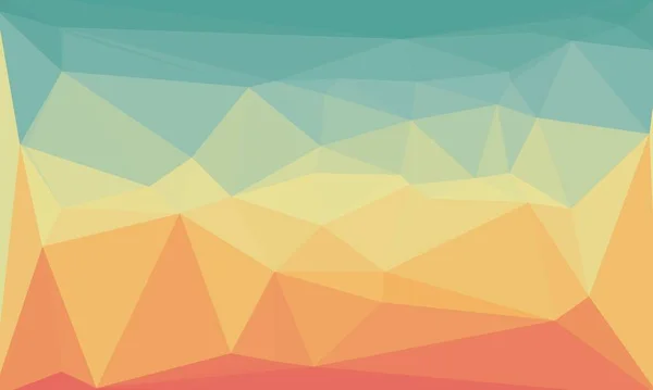 Minimal multicolored polygonal background — Stock Photo