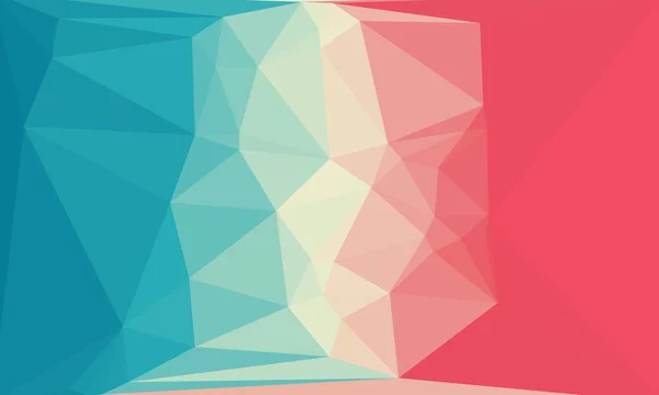 Sfondo geometrico astratto con motivo poli — Foto stock