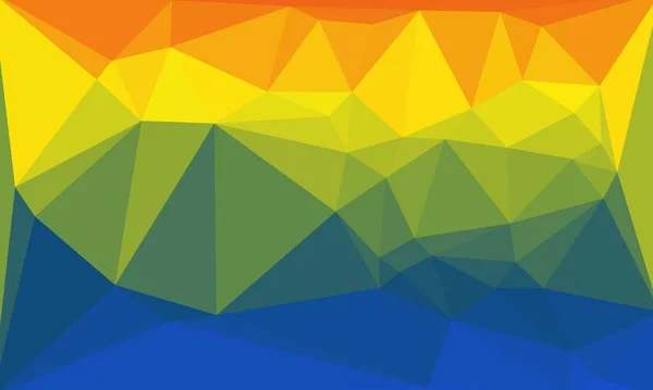 Mínimo fondo poligonal multicolor — Stock Photo