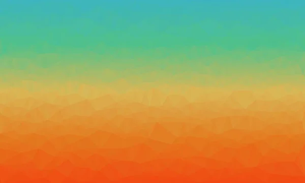 Minimo sfondo poligonale nei colori blu brillante, arancio e rosso — Foto stock