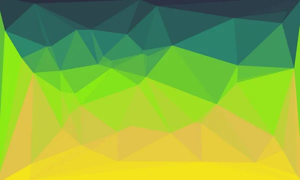Abstrakter geometrischer Hintergrund mit grünen und gelben Mustern — Stockfoto