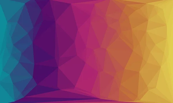Fondo geométrico colorido con diseño de mosaico — Stock Photo