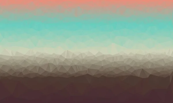 Abstrait fond multicolore avec motif poly — Photo de stock