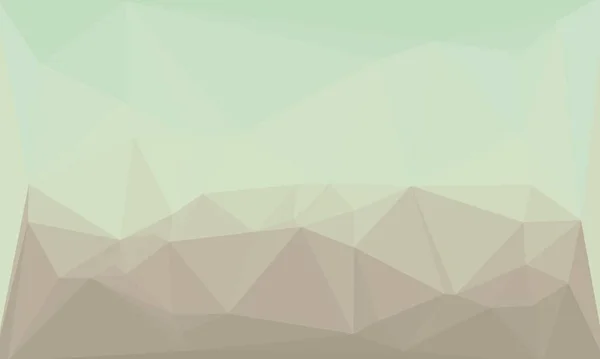 Minimal polygonaler Hintergrund in grünen und grauen Farben — Stockfoto