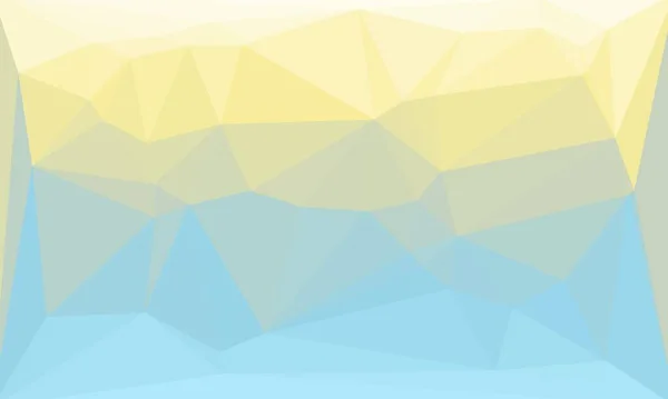 Abstract geometric background in light yellow and blue colors — Stock Photo