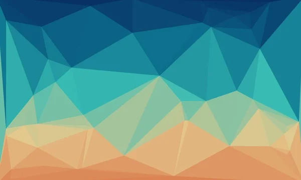 Fond géométrique abstrait avec motif poly bleu — Photo de stock